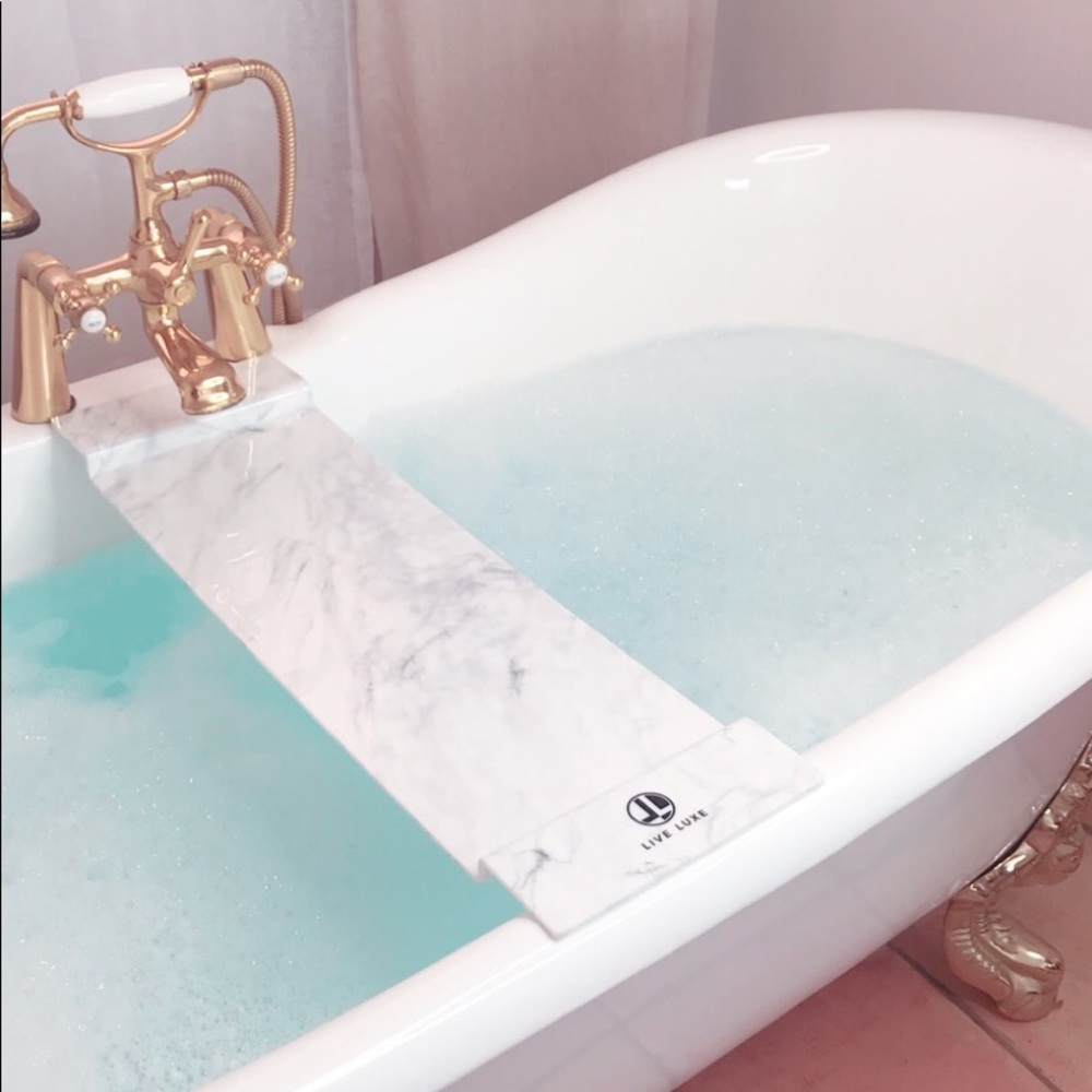 Live Luxe Multipurpose Acrylic Marble Bath… - Picture 1 of 8